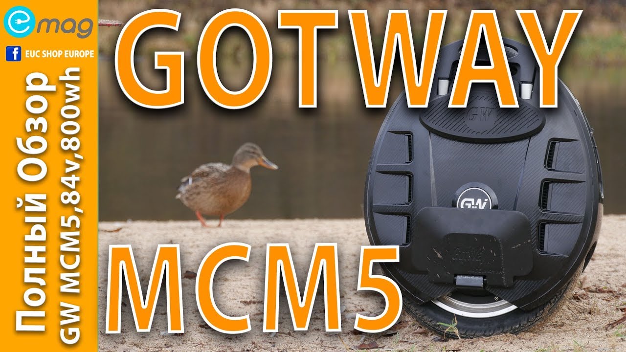 Полный обзор GOTWAY MCM5, 84v, 800wh Black Edition. - Ru