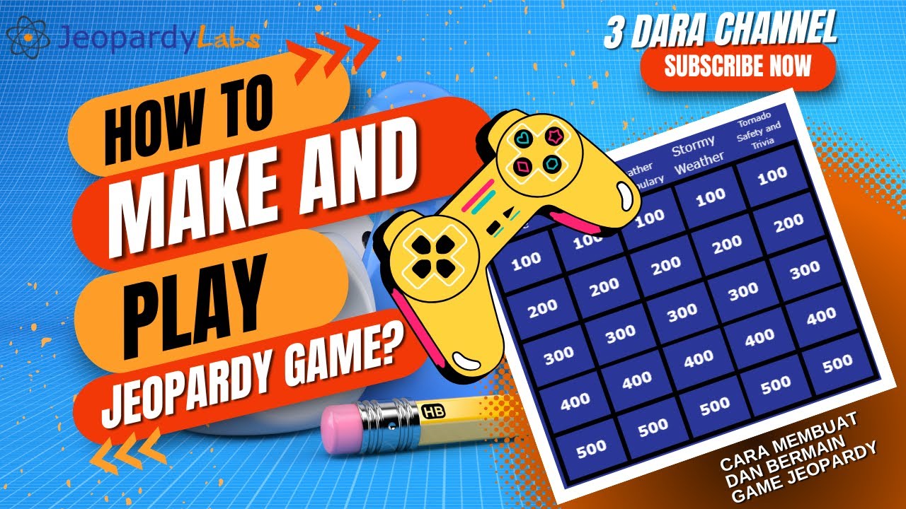 CARA MEMBUAT GAME JEOPARDY STEP BY STEP. SIMAK VIDEO TUTORIALNYA SAMPAI SELESAI!