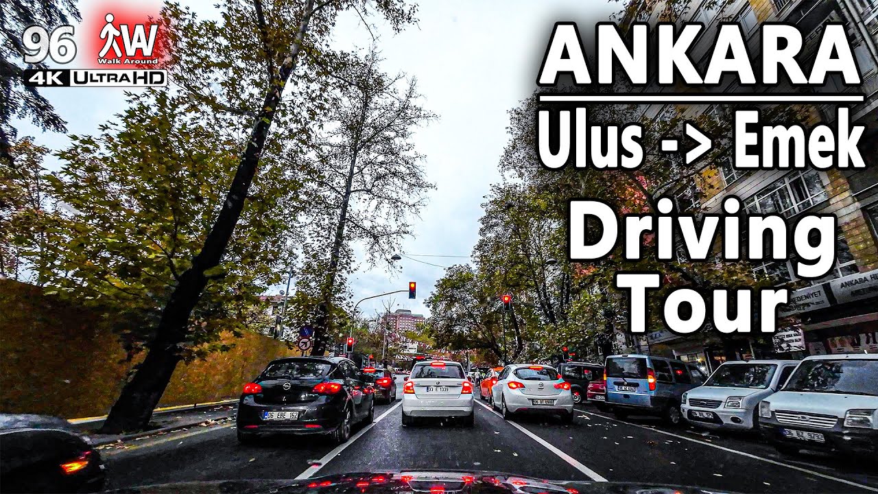Driving from Ulus to Emek | Ankara Necatibey Gençlik 4K Sürüş