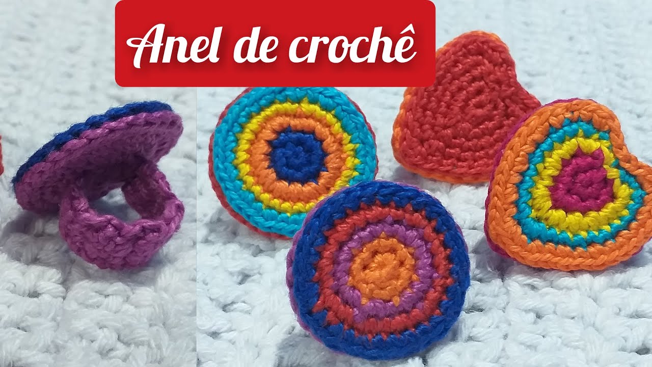ANEL DE CROCHE  #crochetearrings  #marcialobocroche