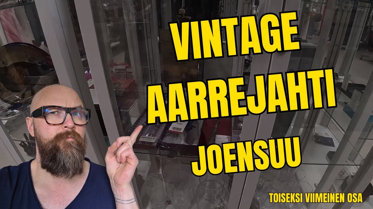 Vintage aarrejahti Joensuu!