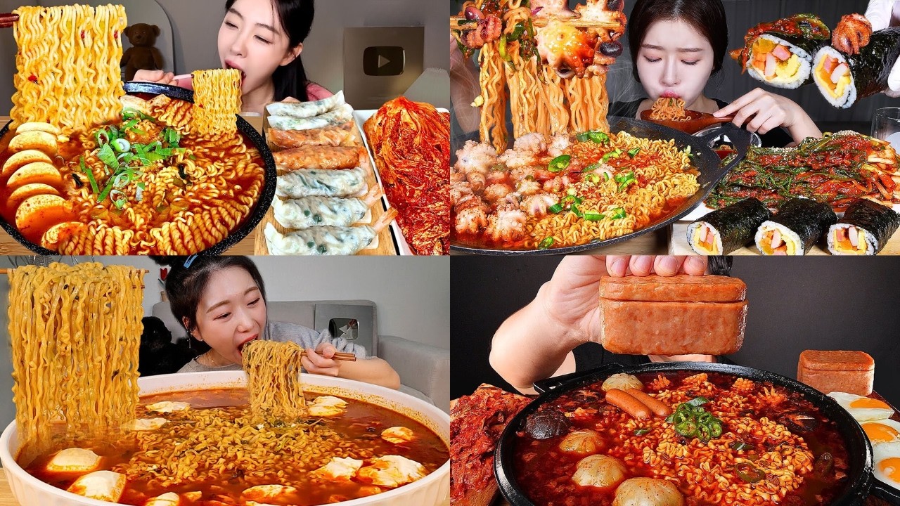 WORLD'S SPICIEST RAMEN CHALLENGE 🔥 Buldak Biggest Bowl ASMR Mukbang 😱🌶️