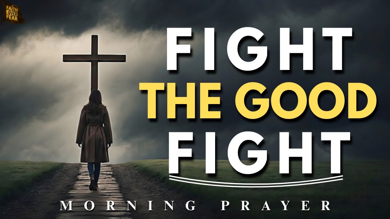 Lord, Help Me Fight the Good Fight Today | Powerful Morning Prayer for Strength & Victory