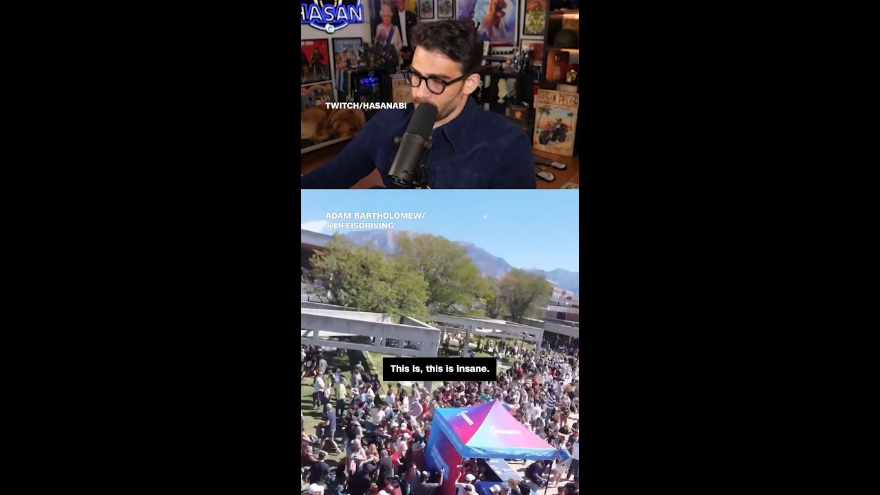 Progressive influencer Hasan Piker reacts to Charlie Kirk shooting
