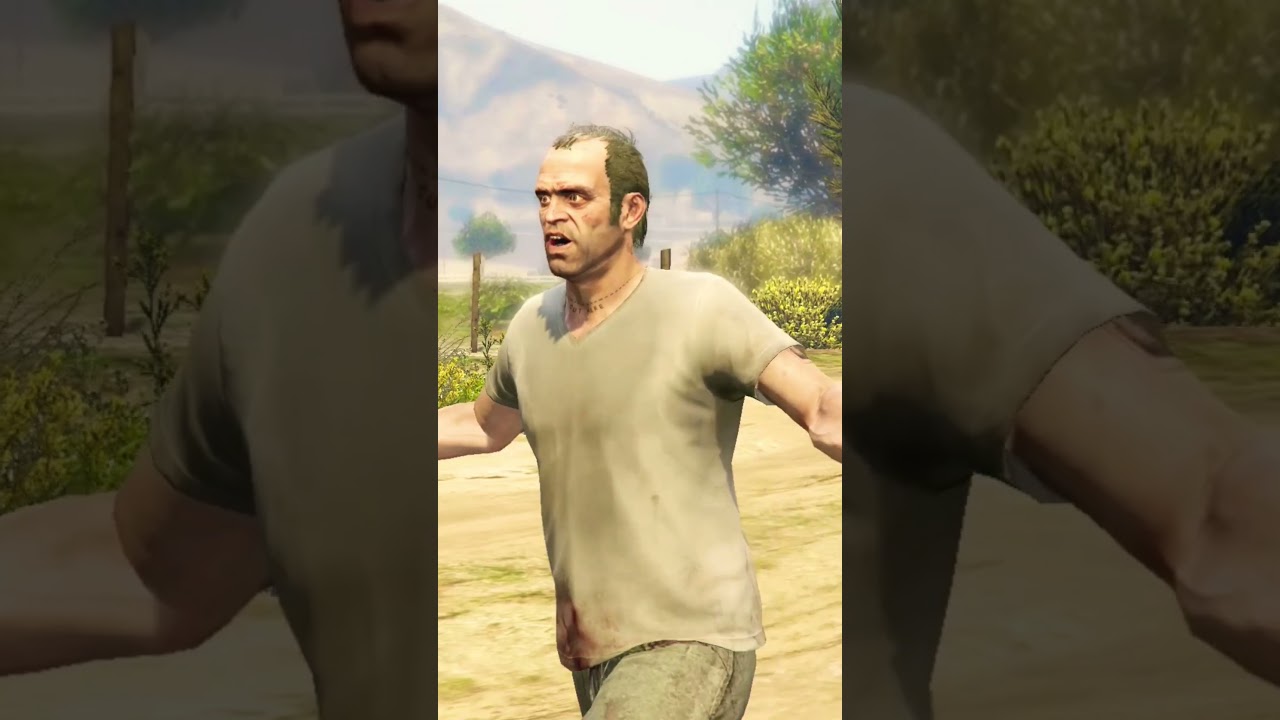 Trevor Showing something to bikers 