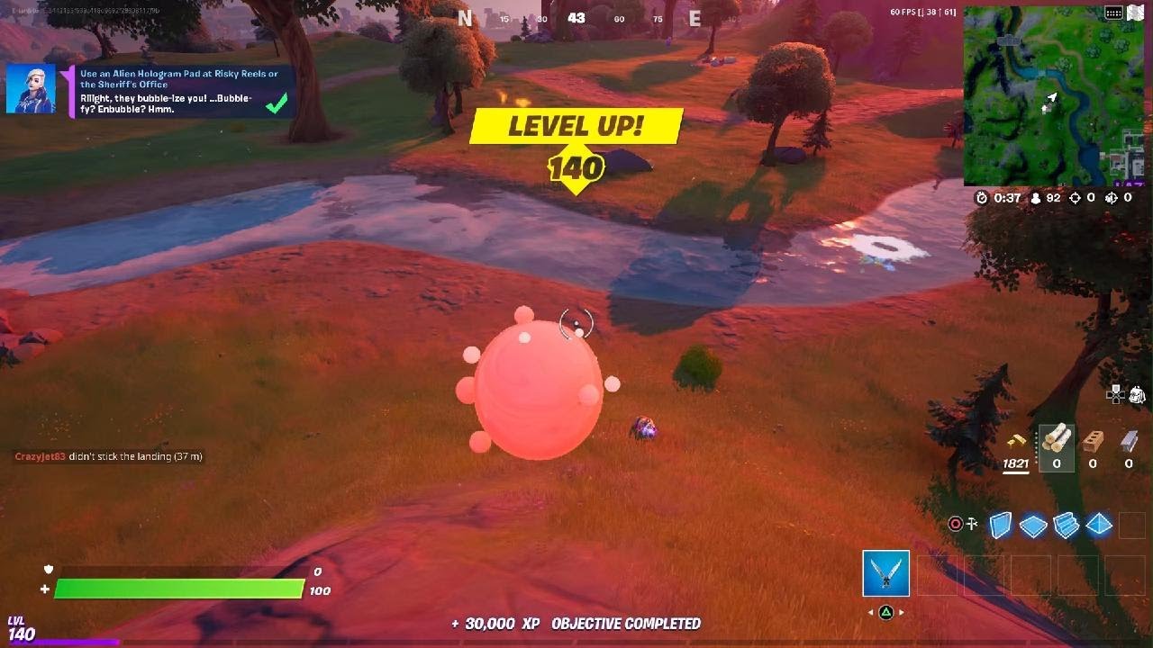 Fortnite - Use an Alien Hologram Pad at Risky Reels or the Sheriff's office location - Rift Tour