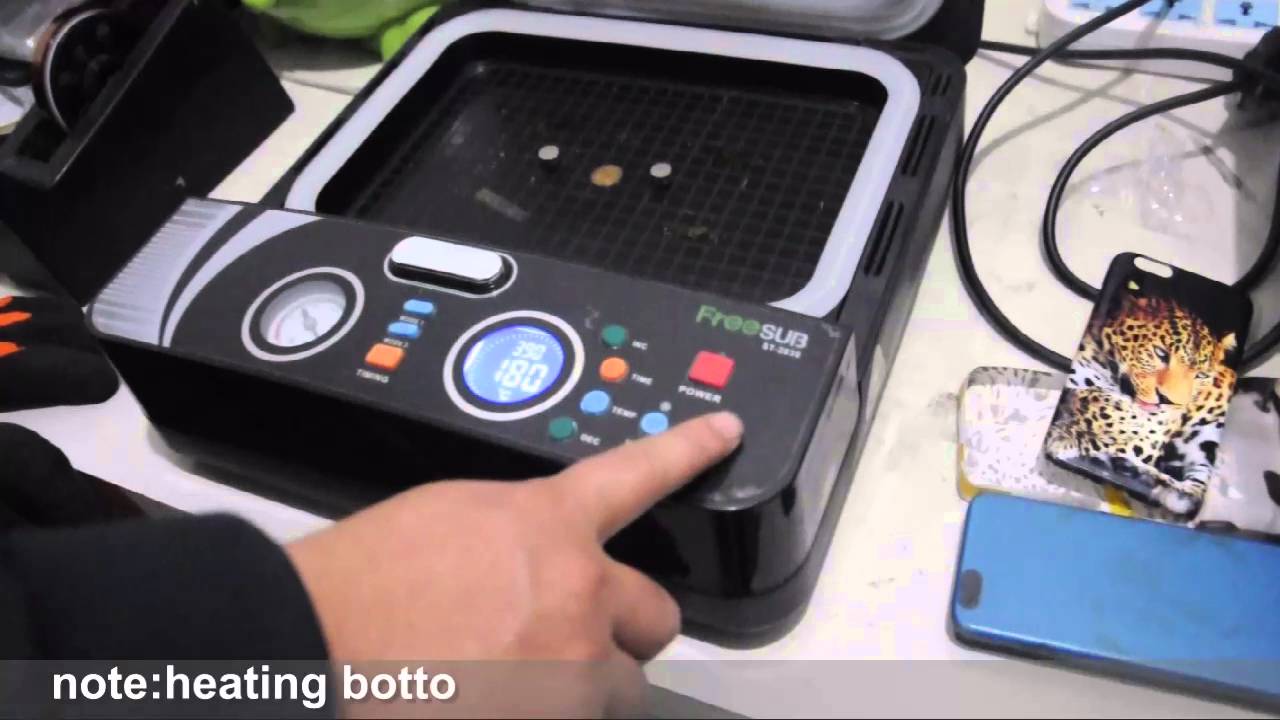 How to use ST-2030 Sublimation Vacuum Heat Press Machine Machine for Phone Case