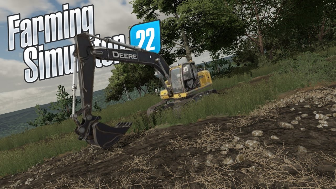 COMO TRABALHAR COM TERRAPLANAGEM NO FARMING SIMULATOR 22. AZURA MAP.