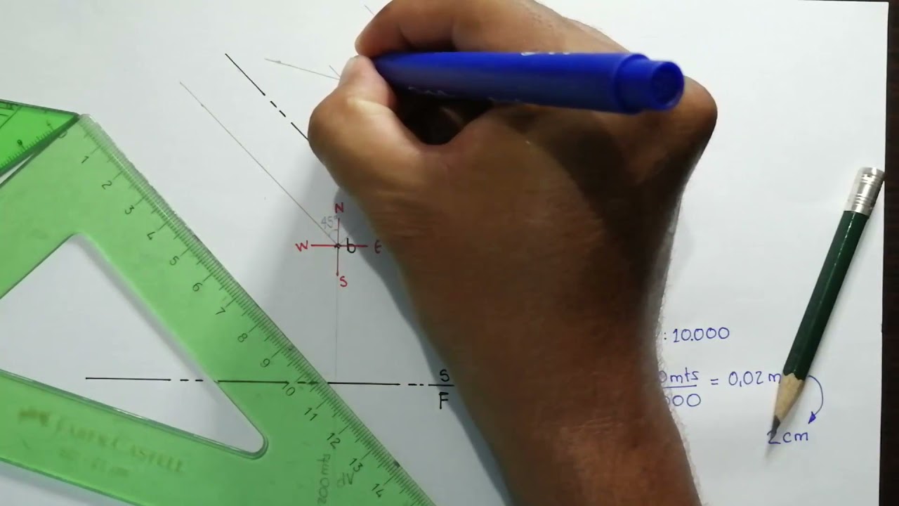 Geometria Descriptiva, Aplicaciones, rumbo, pendiente y longitud real! 😁