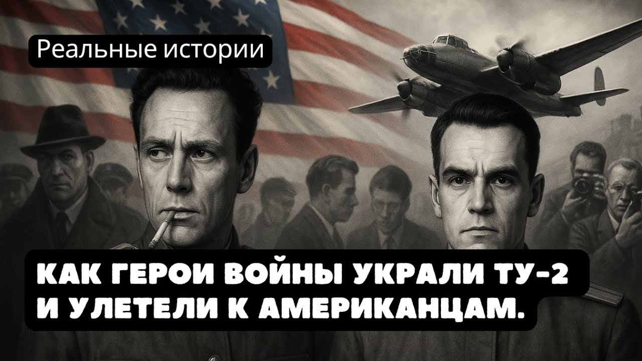 Как герои войны украли Ту-2 и улетели к американцам. История Пирогова и Борзова. Реальные истории.