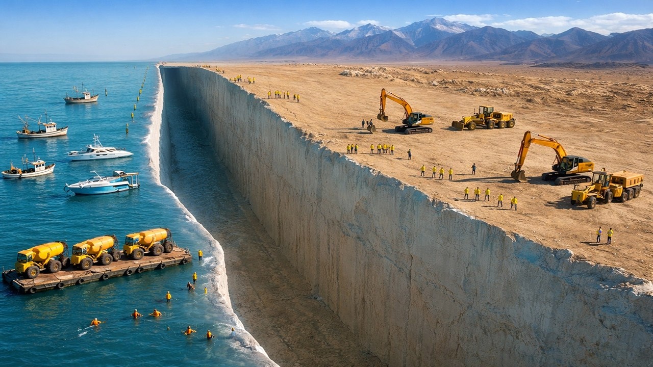 Japans gigantische 400-km-Tsunami-Mauer – So wurde sie gebaut