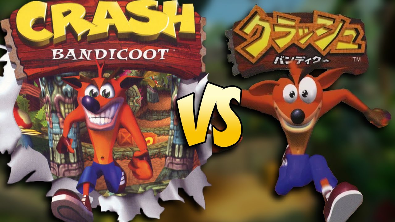 Crash Bandicoot - American vs Japanese Versions