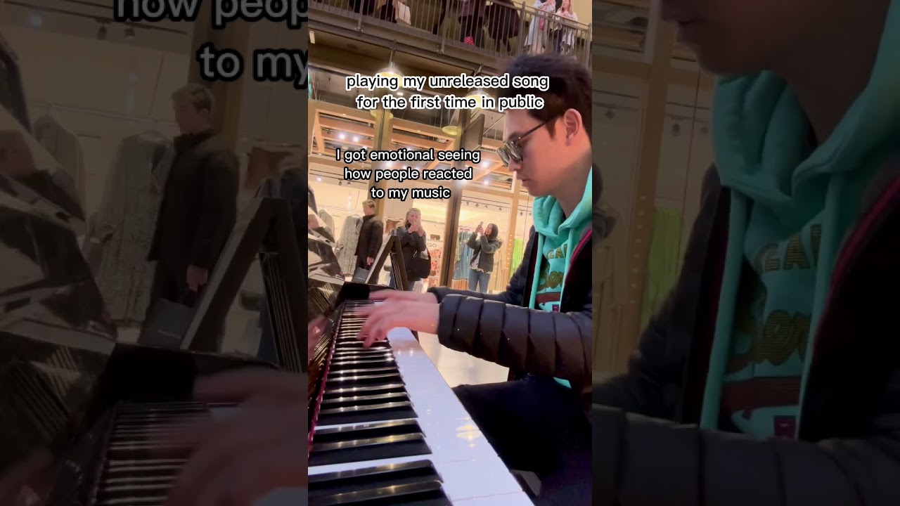 didn&rsquo;t expect to get a public reaction like this&hellip; 🥲🥹 #piano #music #song #public #reaction