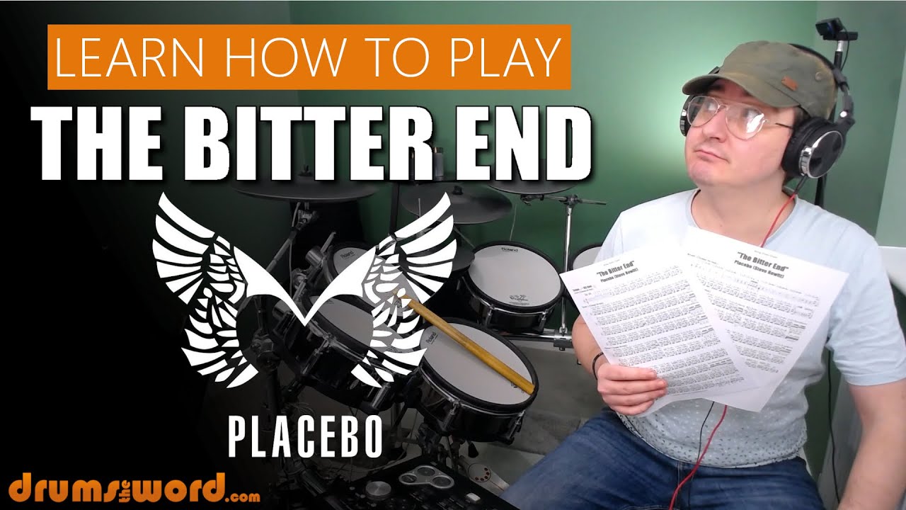 ★ Горький конец (Placebo) ★ Предварительный просмотр урока игры на барабанах | Как играть песню (...
