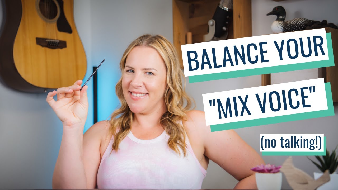 Vocal Warmup to Balance your &ldquo;Mix&rdquo; with the Singing / Straw (No Talking!)