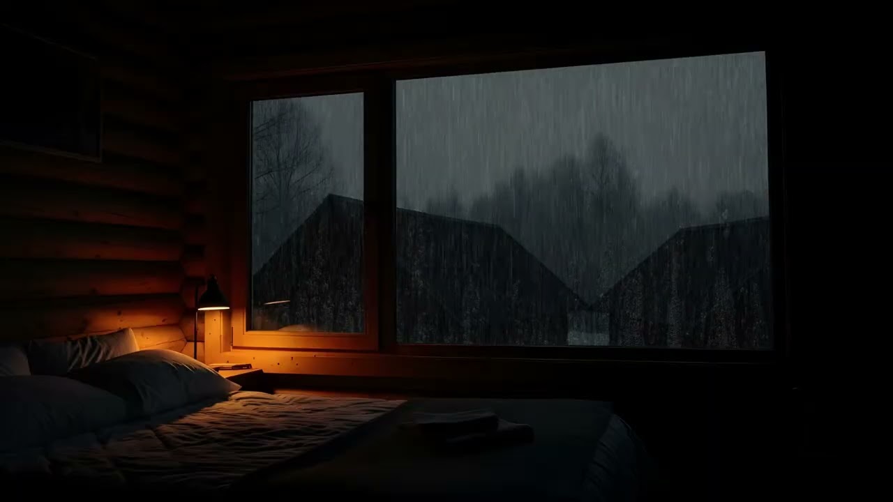Rainstorm Sounds for Deep Calm and Sleep Therapy | Emotional Healing Ambience for Stress Relief