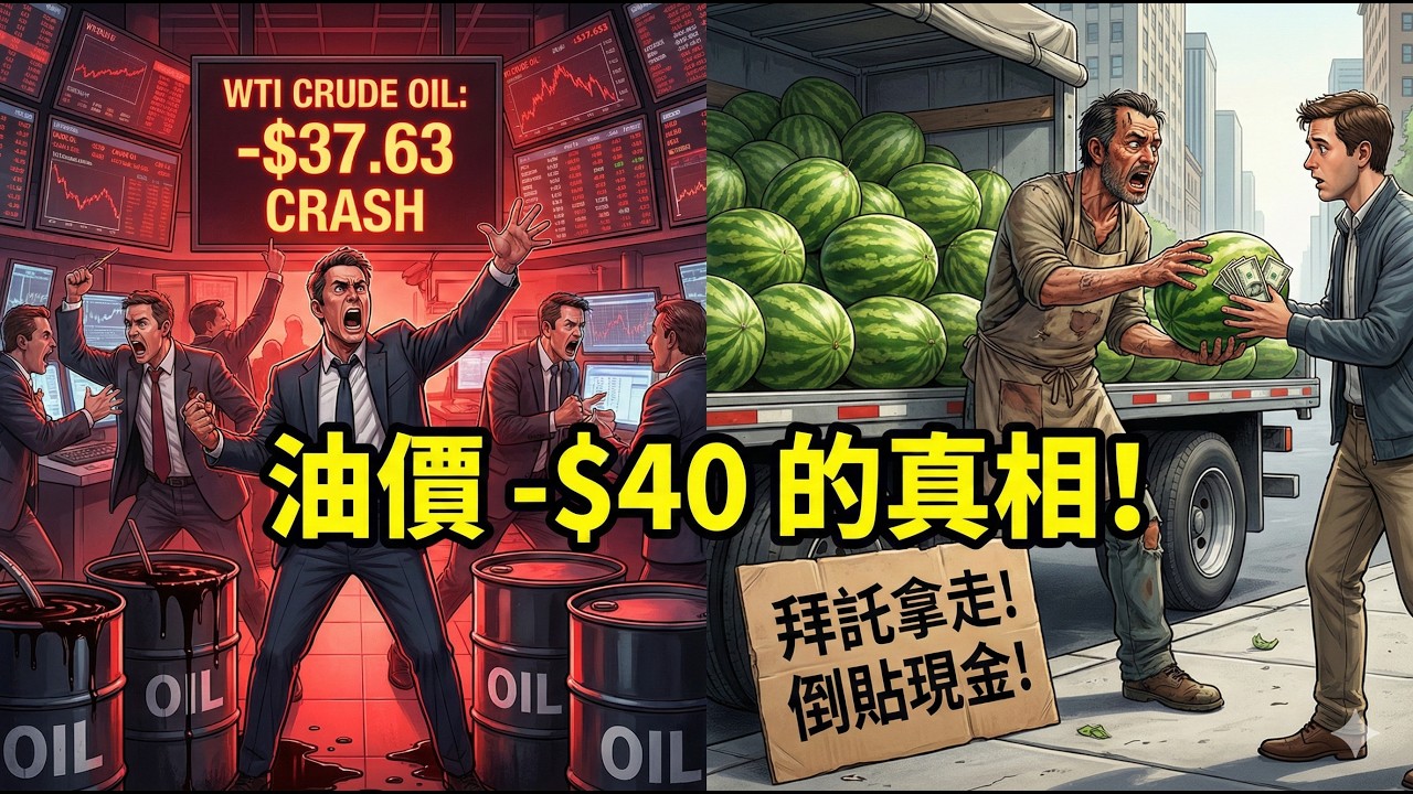 華爾街崩潰的一天：當金融遊戲撞上物理之牆，-37.63美元的石油風暴