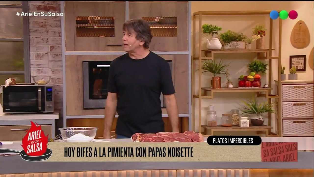 Bifes a la pimienta, Arepas y Alfajores Regionales (17/01/2024) - Ariel en su Salsa