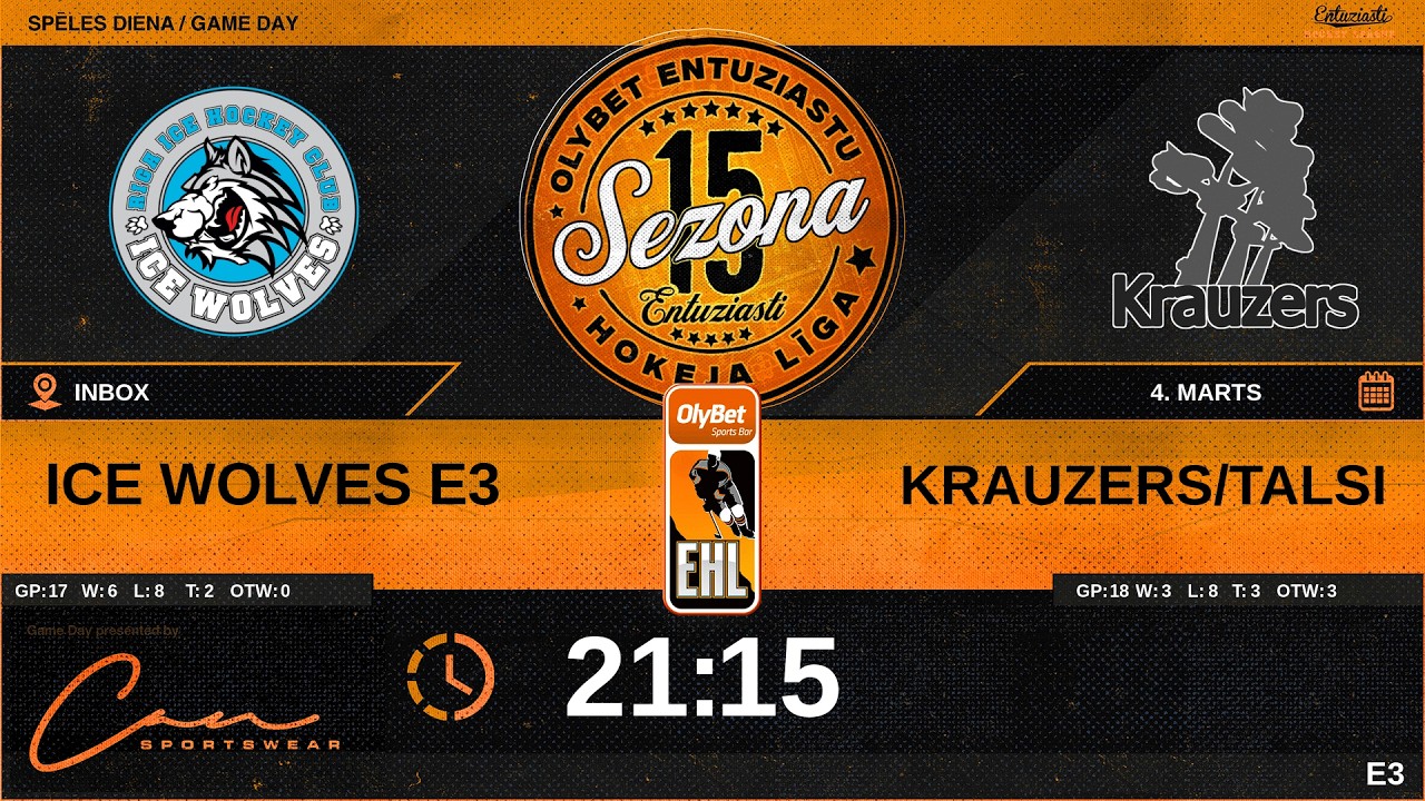 2026 03 04 | ICE WOLVES E3 (WLF) - KRAUZERS/TALSI (KRZ) | E3