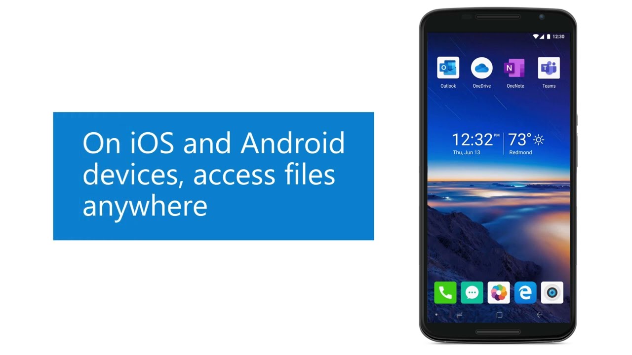 Use the OneDrive mobile app