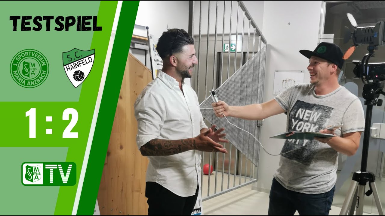 Ümit Korkmaz Interview I 1. SV Maria Anzbach vs. SC Hainfeld I Testspiel 2022 I SVMA TV