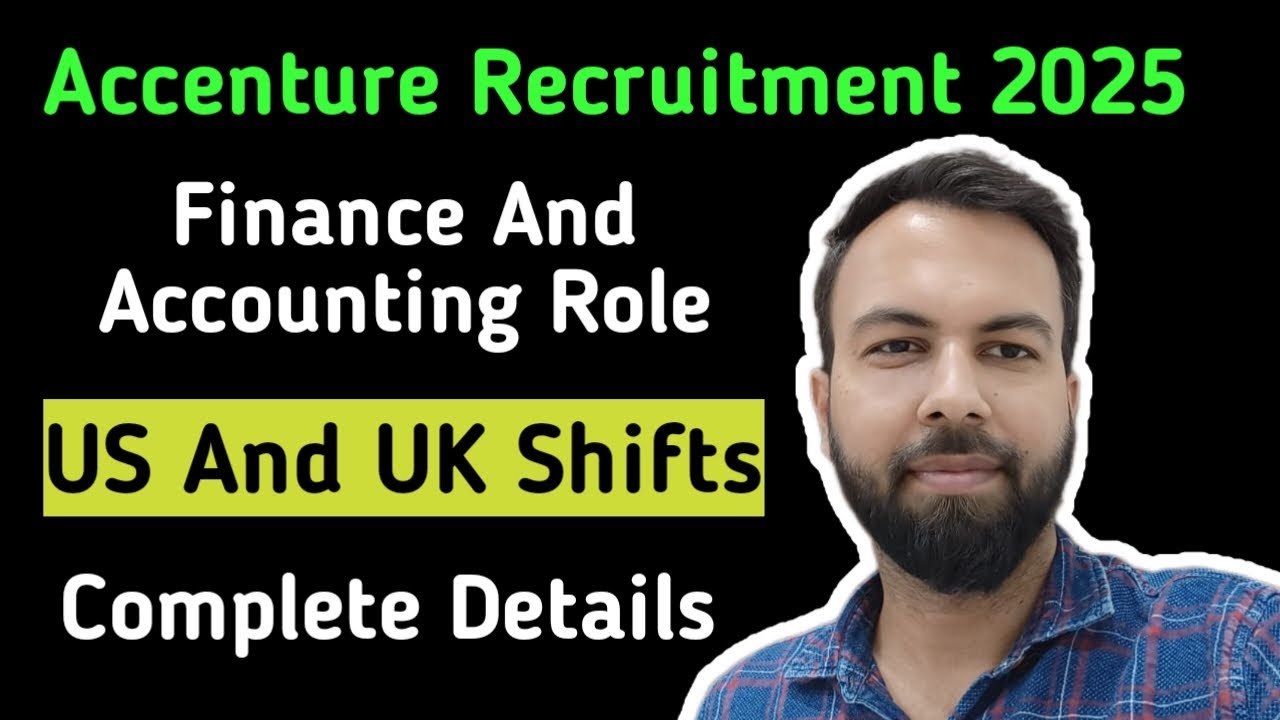 Accenture Hiring For Finance And Accounting Roles | Accenture Recruitment 2025 | Neeraj Bhatia Vlogs