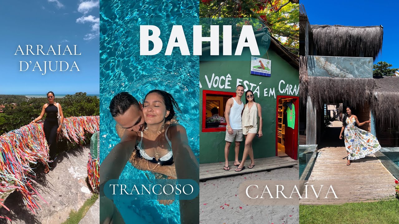 TRANCOSO, CARA&Iacute;VA E ARRAIAL D'AJUDA: vlog da viagem