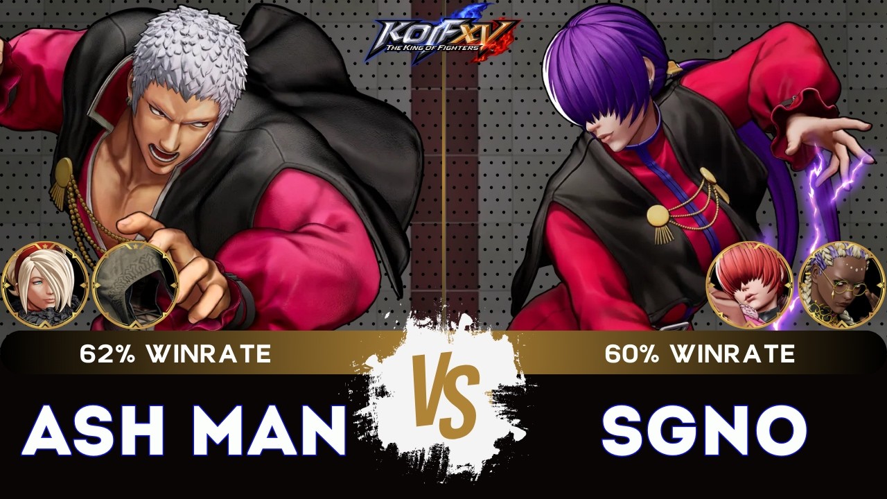 KOF XV ▰ ASH MAN (O.Yashiro/Kukri/Ash) 🆚 SGNO (O.Shermie/Shermie/Dolores) 🎞️Replay Match - 2/26