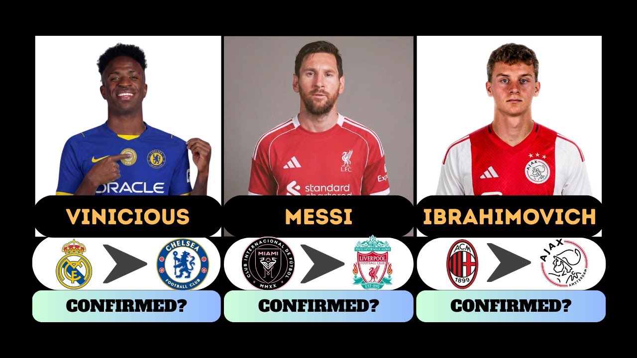 ALL LATEST WINTER TRANSFERS CONFIRMED & RUMOURS FT Vinicious, Messi, Ibrahimovich.