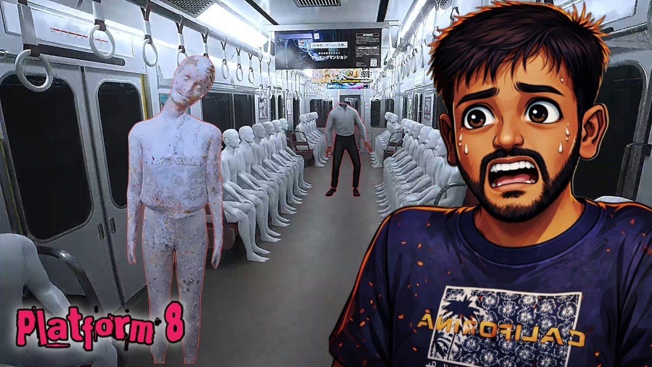 Mai kyo Gya is Train🚆Me 😰 | platform 8 Horror Train No Death' Challenge 