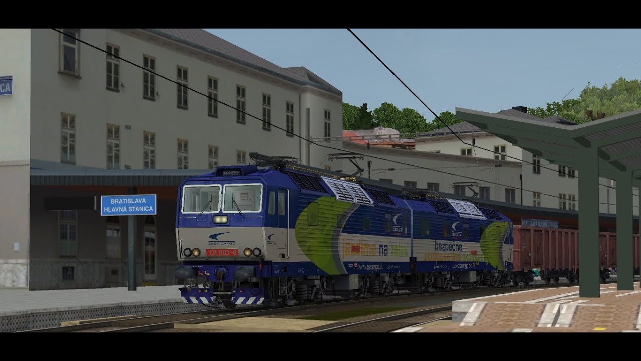 131-006-3 (JVC 3042) Bratislava hl.st - Štúrovo (Open Rails) (Live) (Part 1)