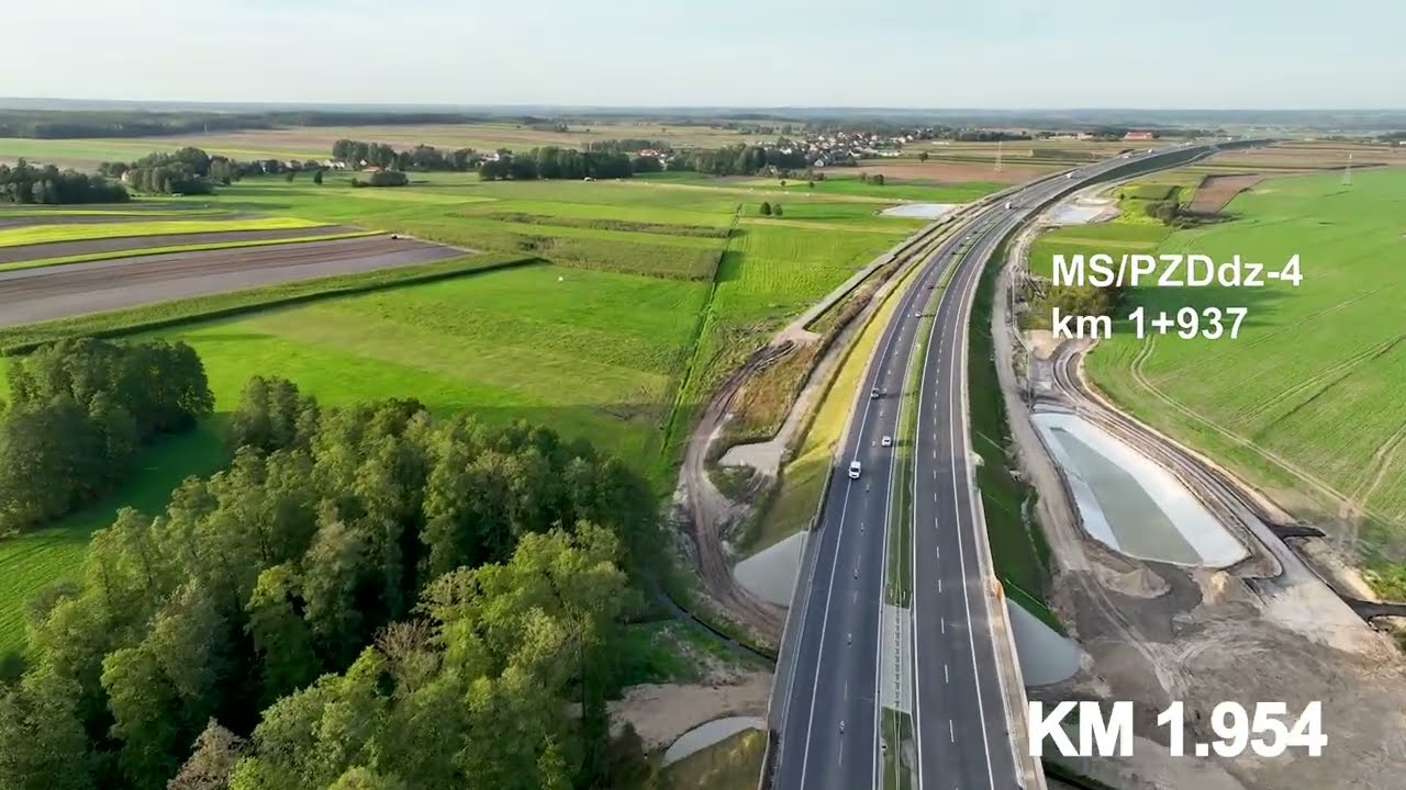 S61 Łomża – Kolno   film z powietrza - Wrzesień 2025