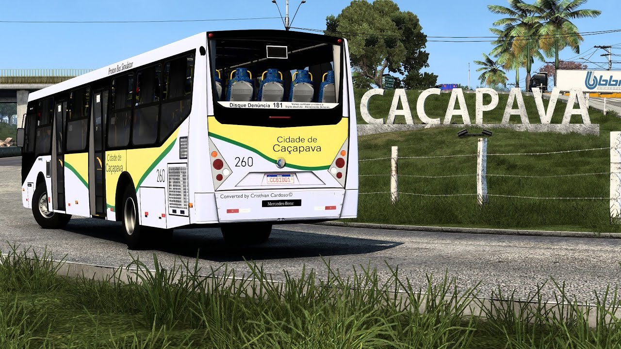 Explorando Caçapava | Mapa Rotas | Euro Truck Simulator 2