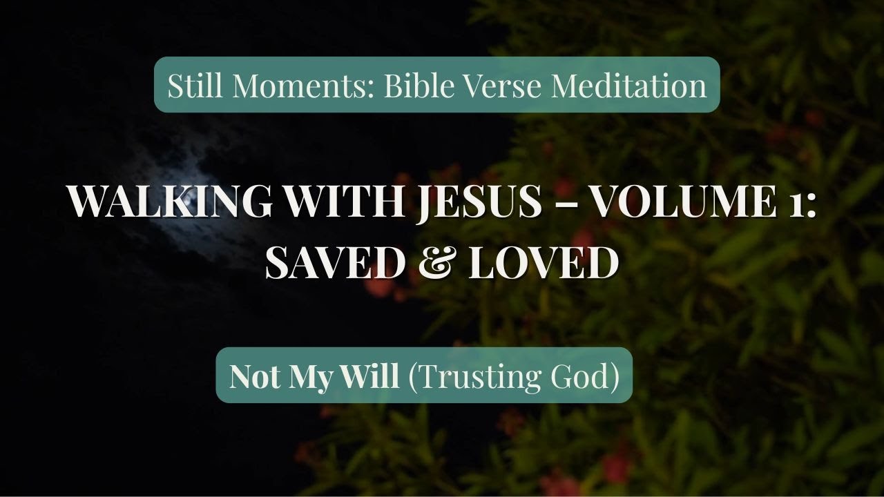 In the Garden | Not My Will but Yours | Bible Meditation for Kids