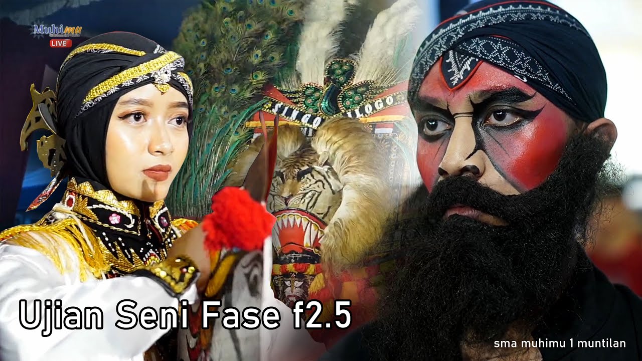 UJIAN SENI FASE 2.5 || TARI REOG ||  SANGGAR SENI REOG SINGO DILOGO || SMA MUHAMMADIYAH 1 MUNTILAN