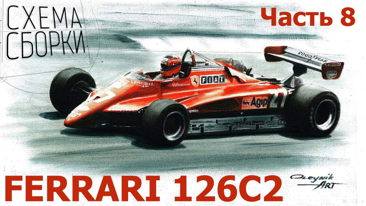 Ferrari 126C2 | сборка часть 8 | Декали