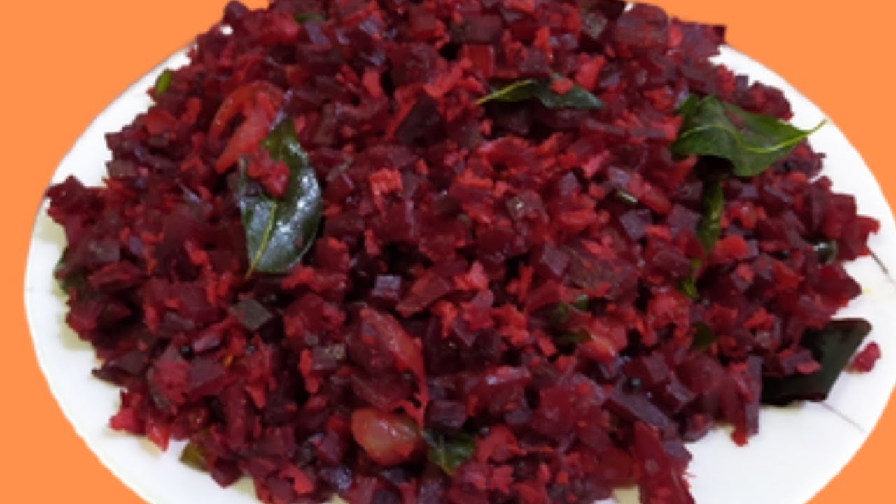 ബീറ്റ്റൂട്ട് തോരൻ, beetroot thoran, beetroot thoran kerala style