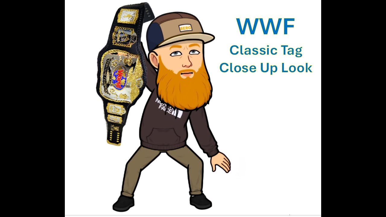 WWF Classic Tag Team Replica Belt - CLOSER LOOK