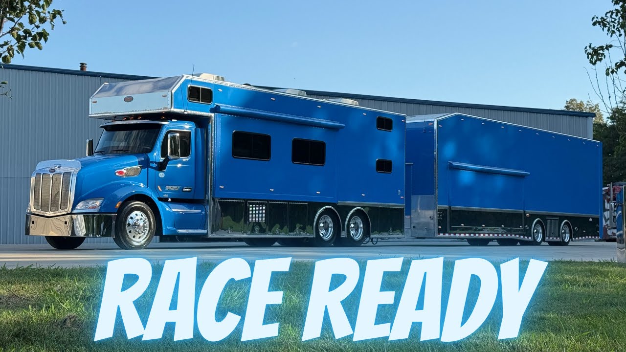Race Team Ready | 2016 S&S Peterbilt 579 Motorhome & 2016 S&S 40’ Liftgate Trailer