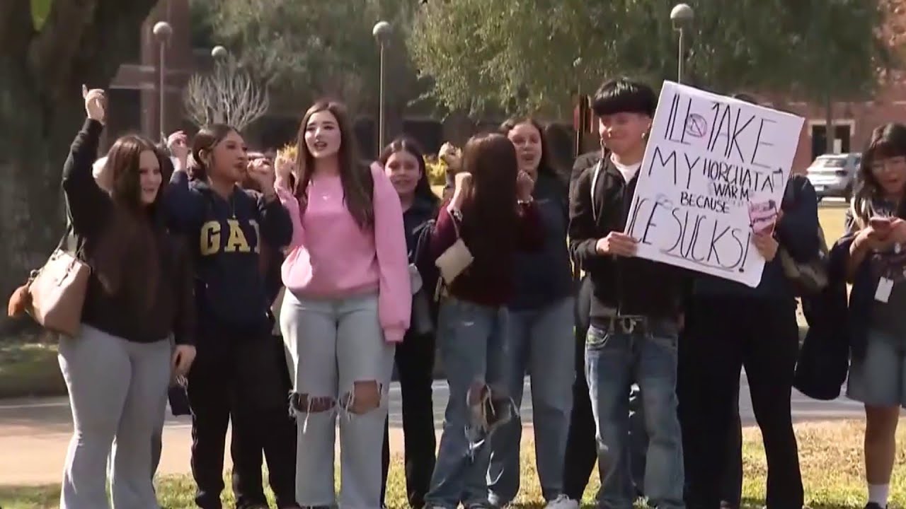 Houston-area school districts respond after student walkouts to protest ICE involvement