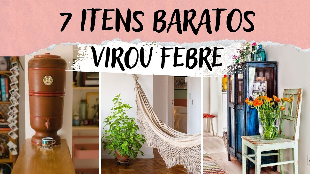 7 ITENS DE DECORAÇÃO SIMPLES/BARATOS QUE VIROU FEBRE NA DECORAÇÃO!
