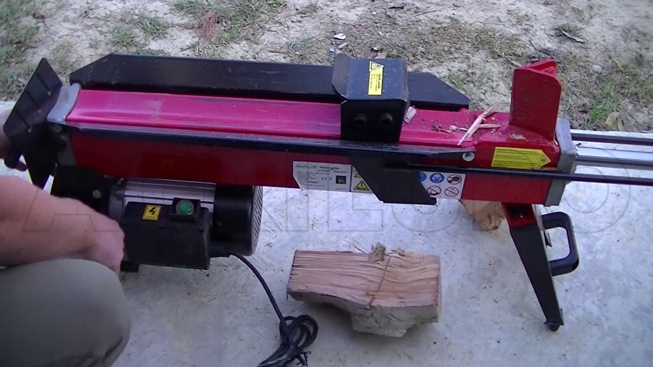 Come tagliare la legna con lo spaccalegna GeoTech LS7 HE ECO