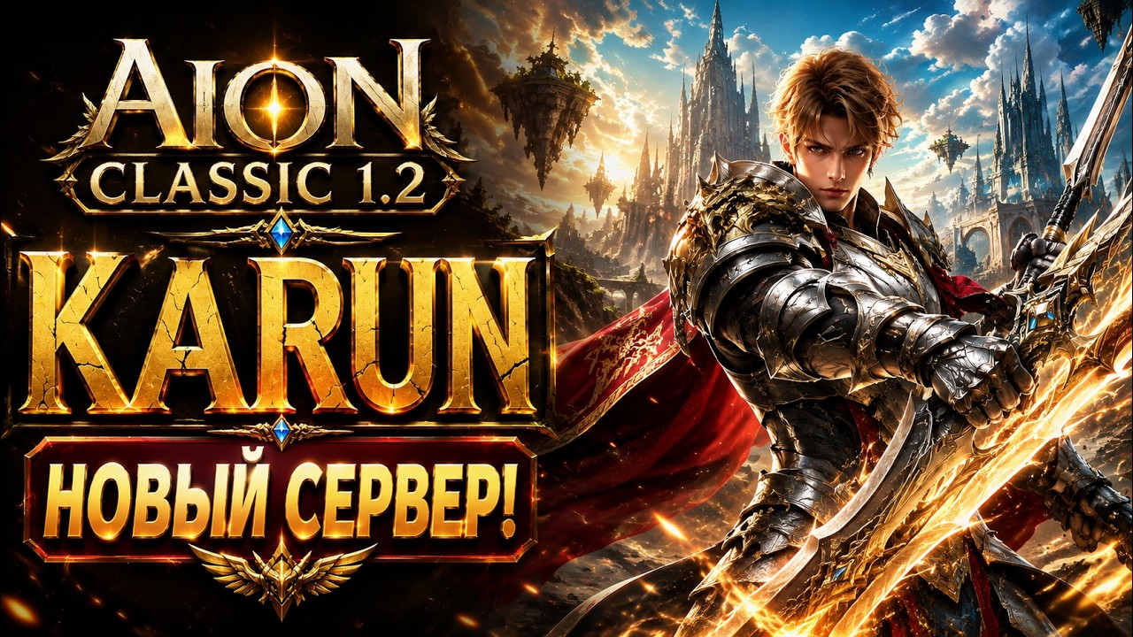 ✅ AION CLASSIC 1.2 KARUN ⚔️ НОВЫЙ СЕРВЕР КЛАССИЧЕСКОГО АЙОНА! ✅