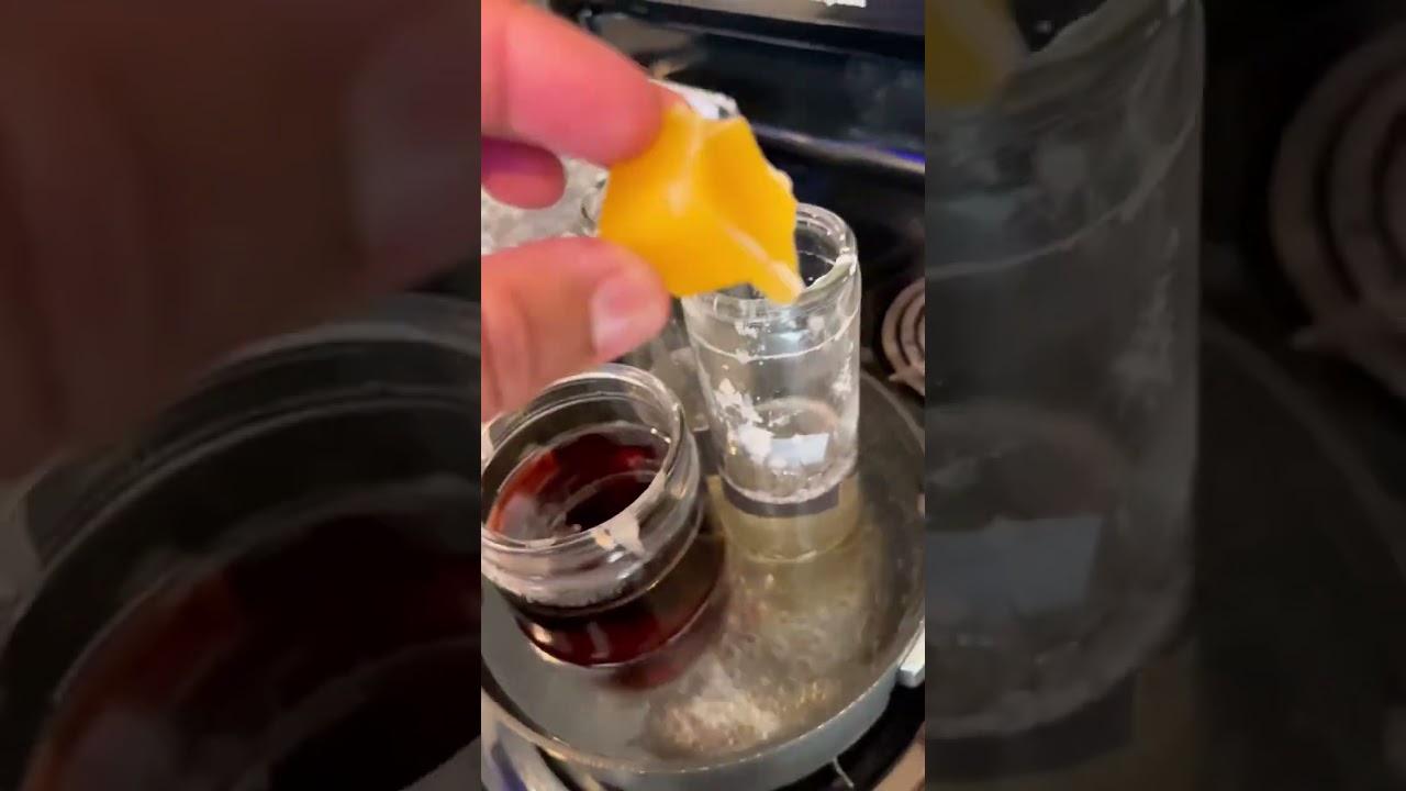 Repurposing Dollar Tree candles. 