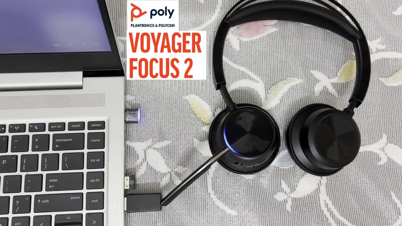 Poly Voyager Focus 2 Headset - Unboxing, Review, Installation,Teams Meeting & Audio Recording Demo