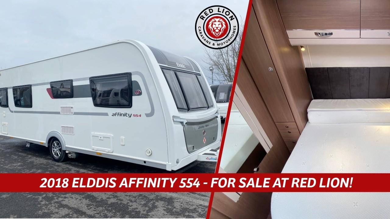 2018 ELDDIS AFFINITY 554 LUXURY CARAVAN TOUR - FOR SALE AT RED LION!