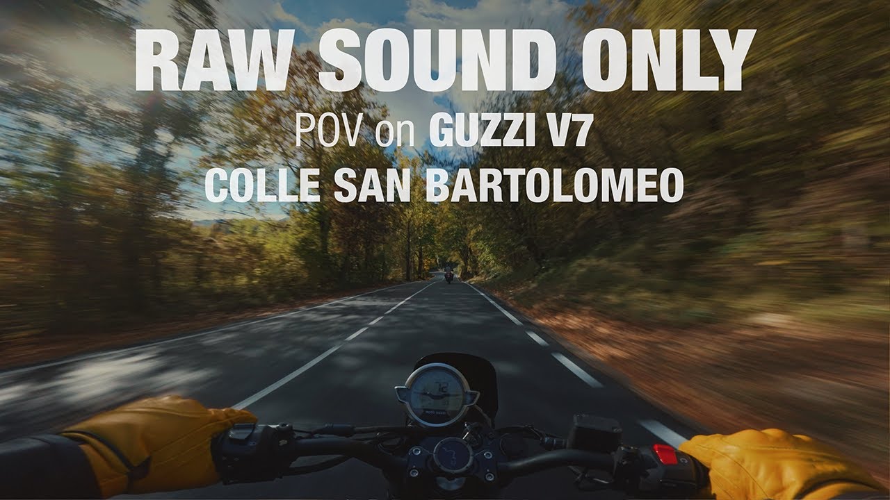 Uphill to San Bartolomeo – Moto Guzzi V7 Mistral Exhaust (GPS Path + RAW Sound)