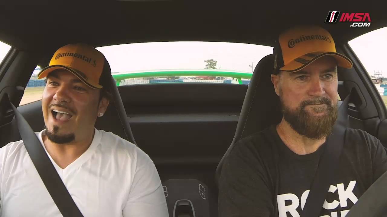 Baby Bash & Jim Jonsin Hot Lap At Sebring International Raceway