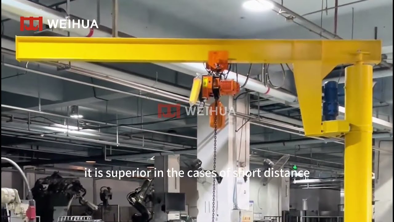 Column Jib Crane with Electric Chain Hoist