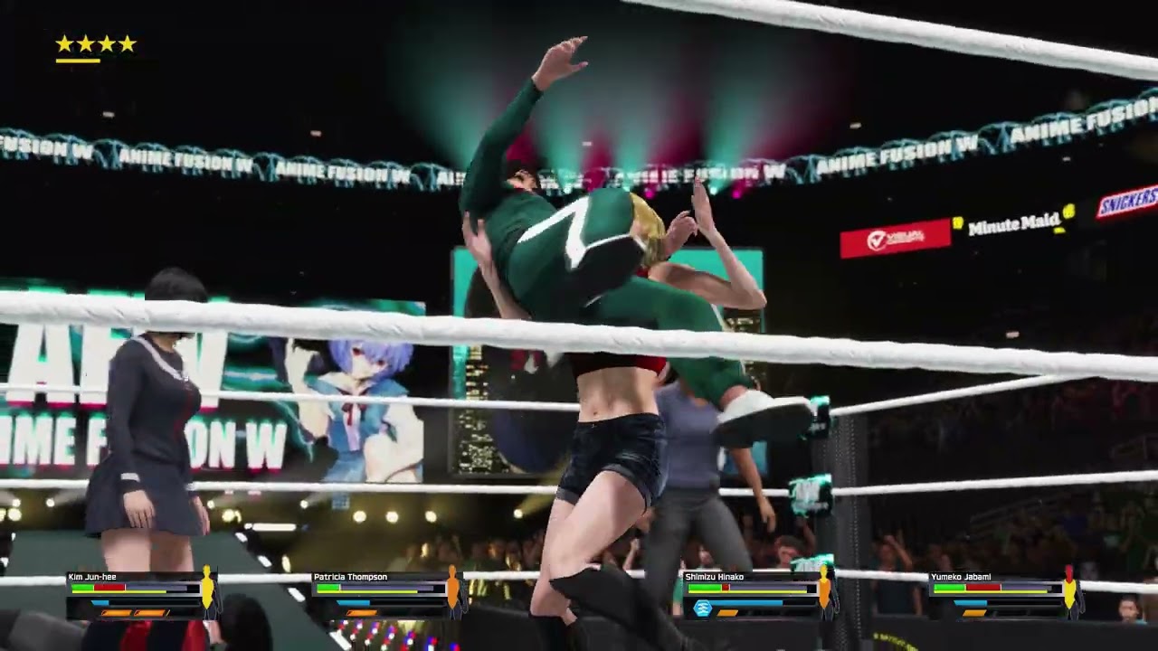 4 ANIME GIRL MATCH | WWE 2K25 | ANIME | Squid Game, Soul Eater, Silent Hill f, Kakegurui